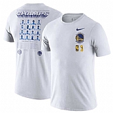 Golden State Warriors Nike 2018 NBA Finals Champions Team Roster Dri FIT Cotton T-Shirt White,baseball caps,new era cap wholesale,wholesale hats